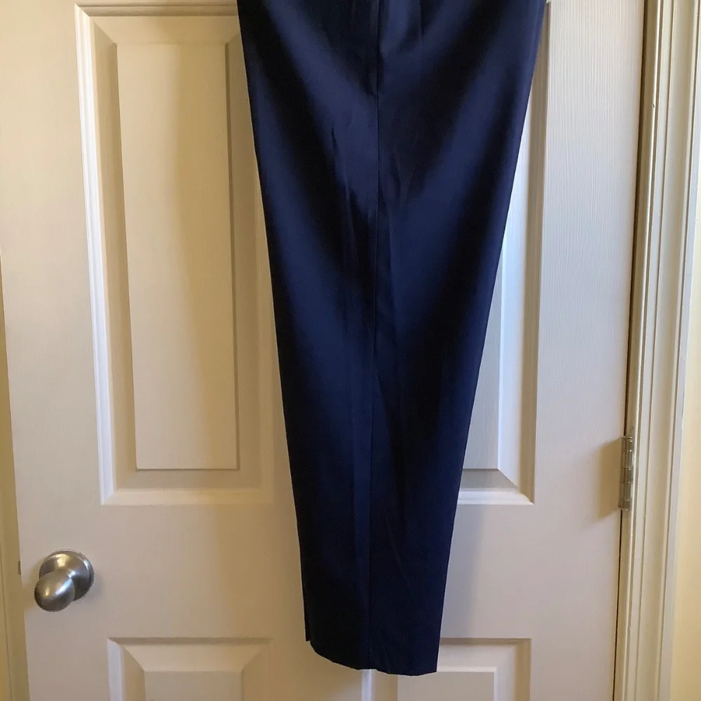 ZARA Suit Pants Slacks Navy Blue SZ 34/31